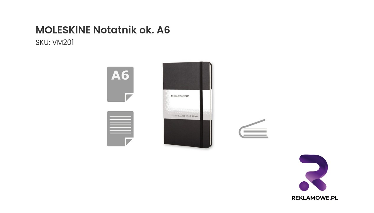 Notatnik Moleskine rozmiar A6