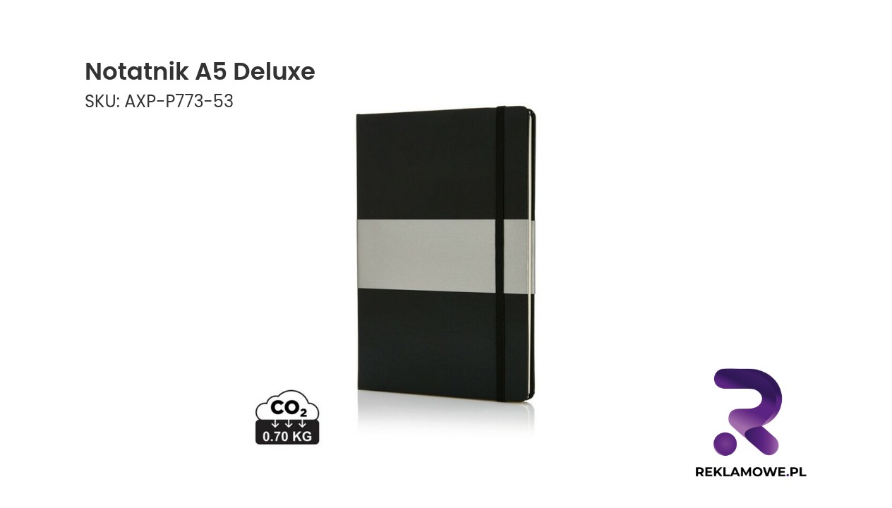Notatnik A5 Deluxe w eleganckiej oprawie