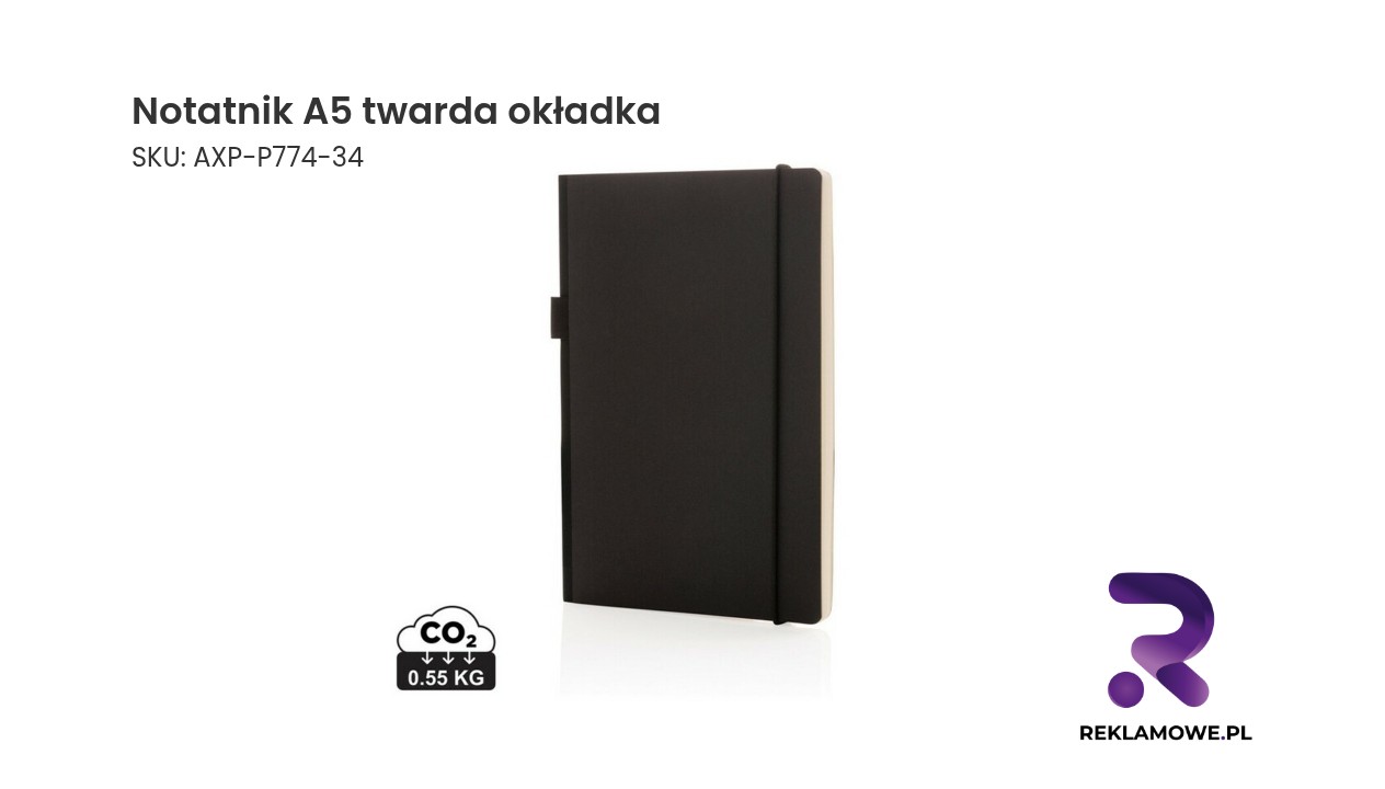 Notatnik A5 z twardą okładką