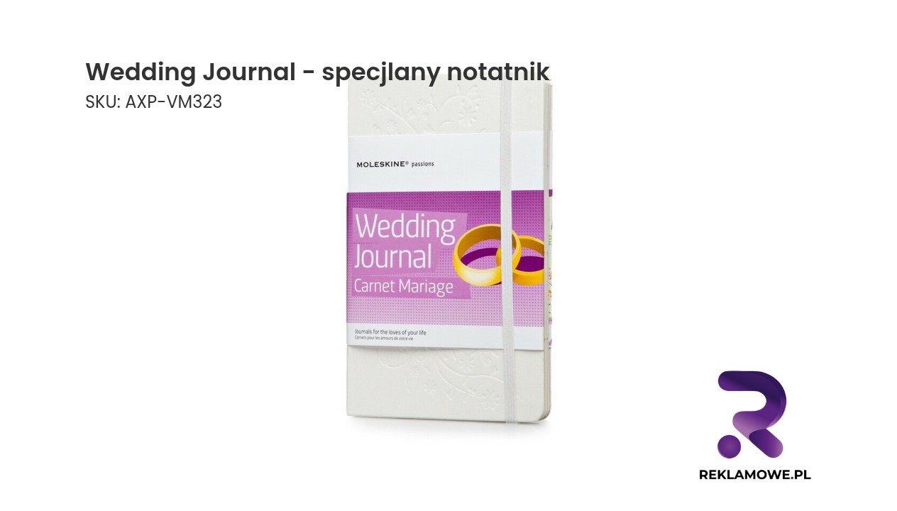 Wedding Journal - specjlany notatnik Moleskine Passion Journal Dziennik ślubny specjalny