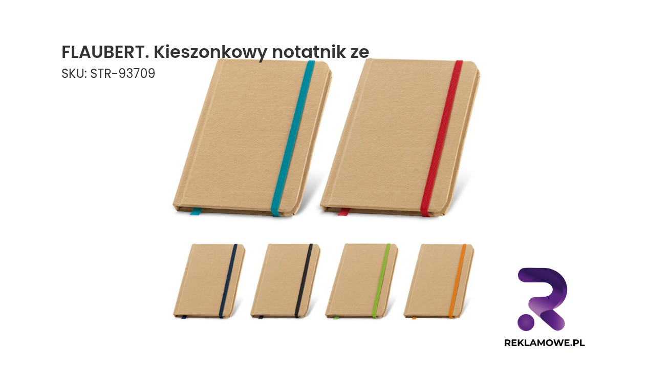 FLAUBERT kieszonkowy notatnik ze - zdjęcie produktu
