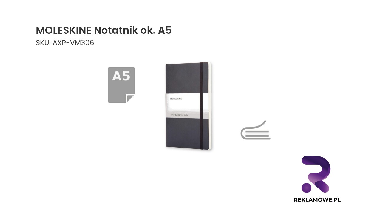 MOLESKINE Notatnik ok. A5 MOLESKINE Notatnik ok. A5