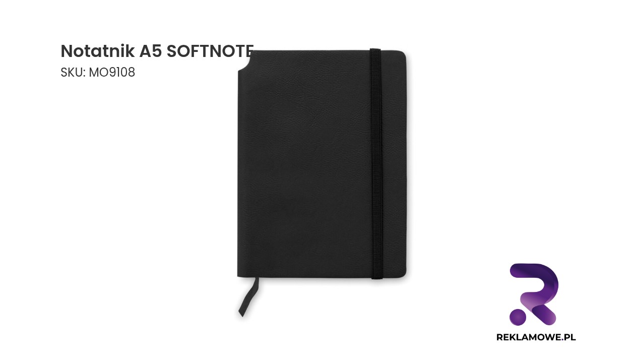Notatnik A5 SOFTNOTE z miękką okładką w eleganckim stylu