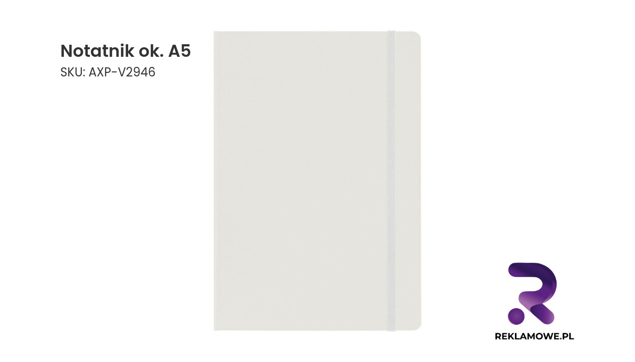 Notatnik ok. A5 Notatnik ok. A5 – praktyczny notes w formacie A5